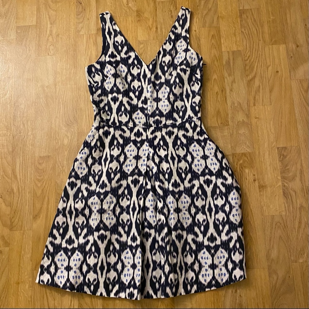 Fit & Flare Linen Dress